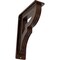 Ekena Millwork Bradford Wrought Iron Bracket, (Triple center brace), Antiqued Copper 2"W x 5 1/2"D x 8"H BKTM02X05X08TBRACO - alternate 1